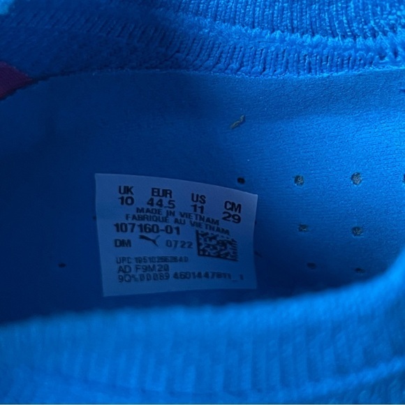 NEW Puma Future Z 1.4 Create Pro Cage Cleats Sunset Pink Blue Size 11 NWT - Picture 5 of 5